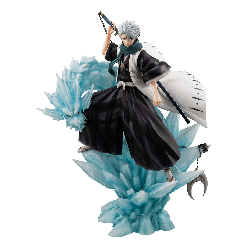 Bleach Statua Toshiro Hitsugaya Thousand-Year Blood War Precious GEM 28 Cm MEGAHOUSE