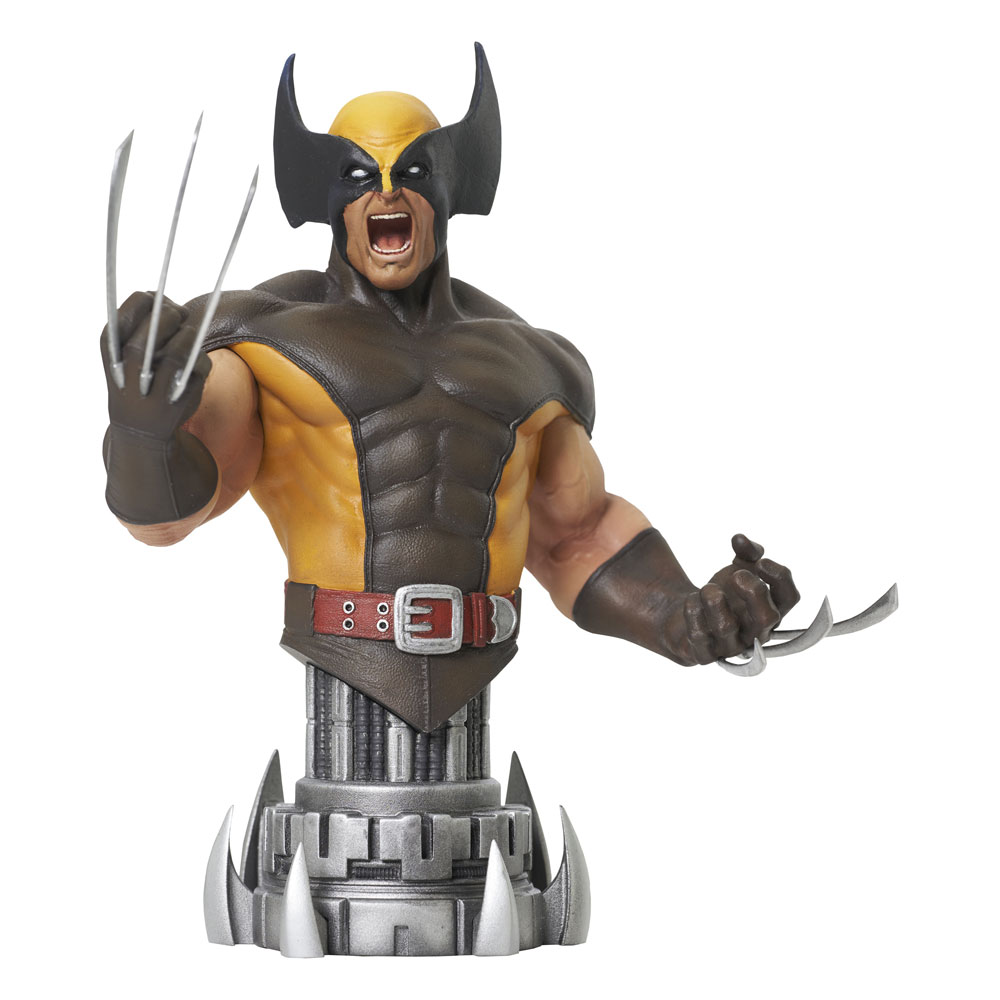 Brown Wolverine Statua Marvel Comics Bust 14 Cm GENTLE