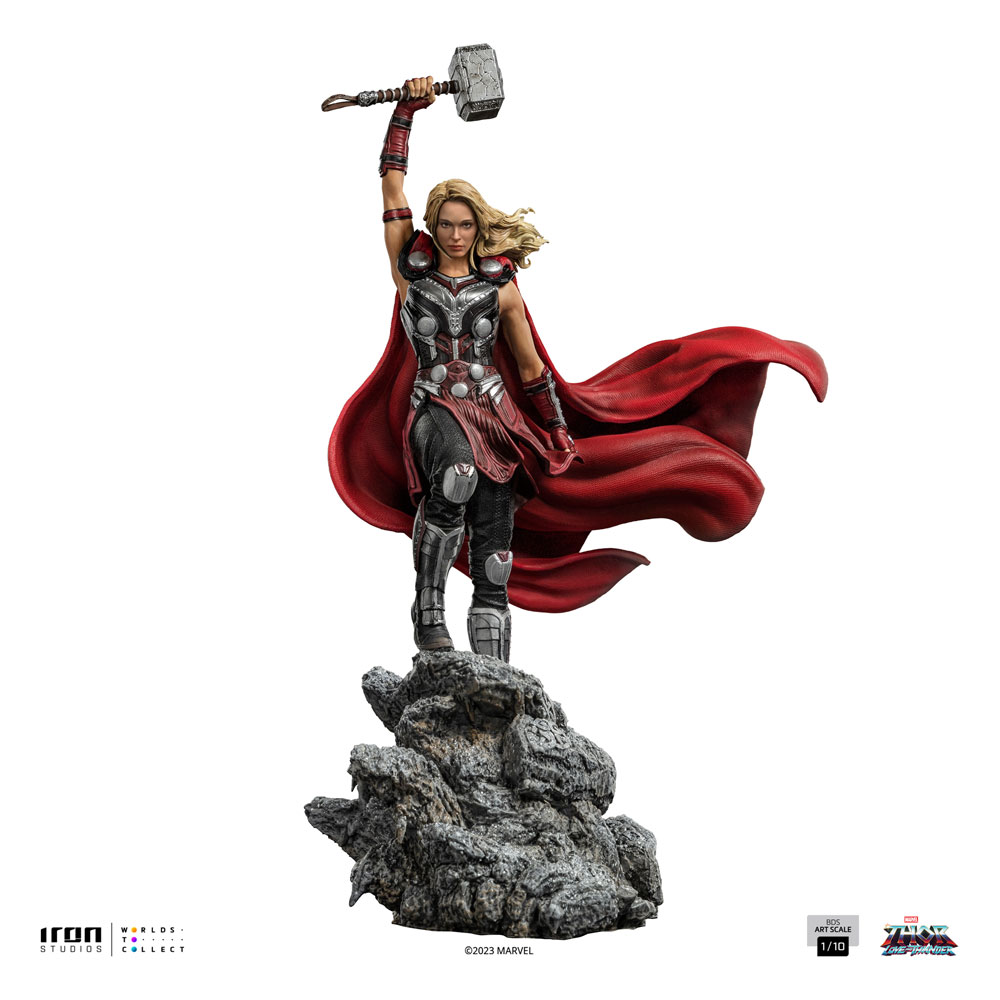 Thor Love and Thunder Statua Mighty Thor Jane Foster BDS Art Scale 29 Cm IRON STUDIOS