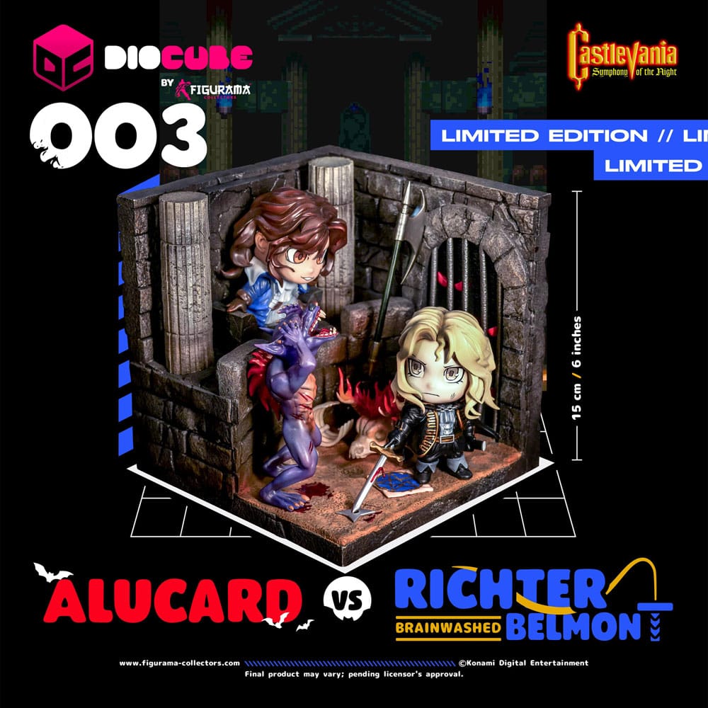 Castlevania - Alucard Vs Richter Belmont (DioCube Diorama, 15 cm)