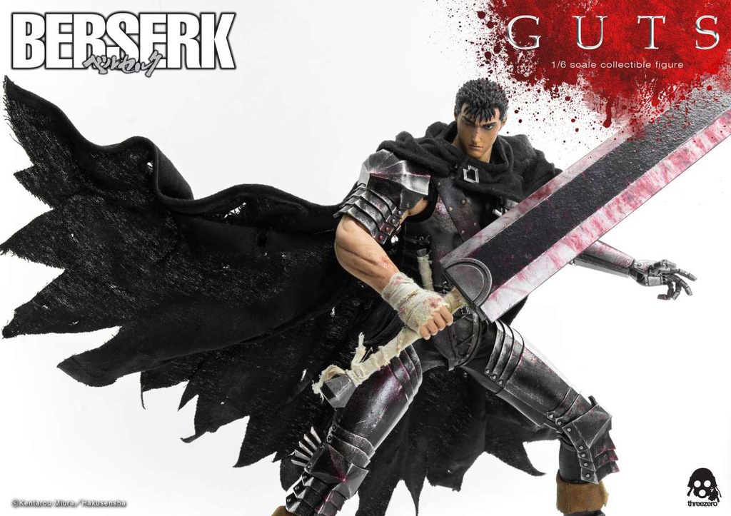 Berserk - Guts Black Swordman, 32 cm)
