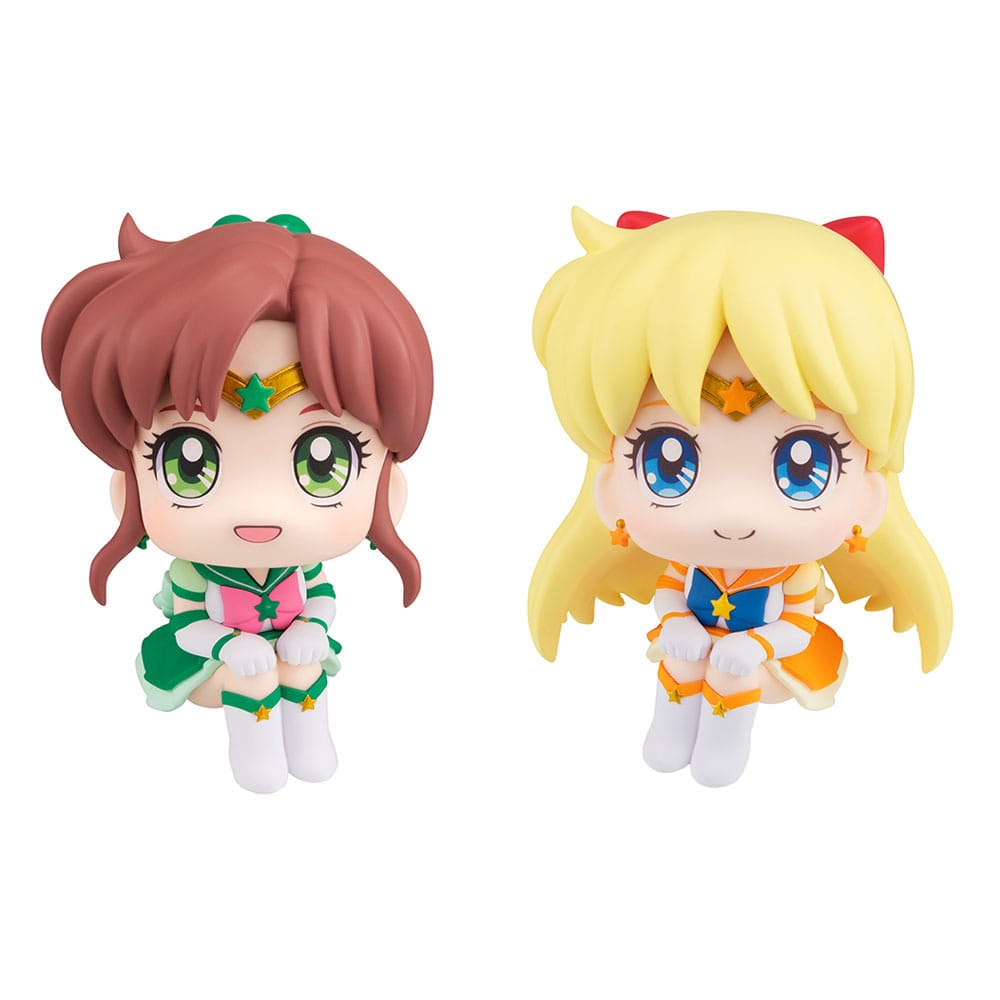 Sailor Moon Look Up Statue Eternal Sailor Jupiter & Eternal Sailor Venus 11 cm Megahouse