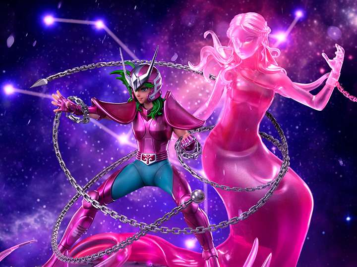 Saint Seiya Statua Andromeda Shun Dlx 23 Cm Iron Studios