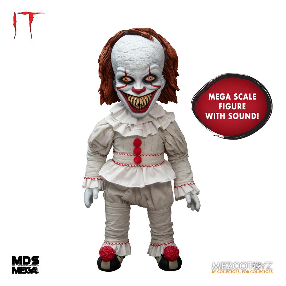 It Chapter 2 Action Figure Talking Sinister Pennywise Designer Series 38 Cm MEZCO