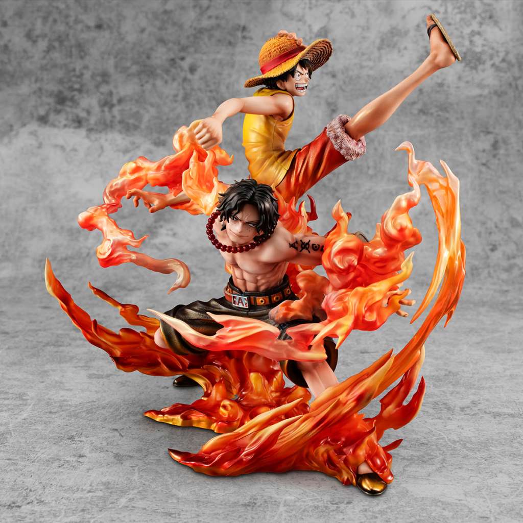 One Piece Statua Luffy Ace 20th Limited Version P.O.P Neo-Max 25 Cm Megahouse