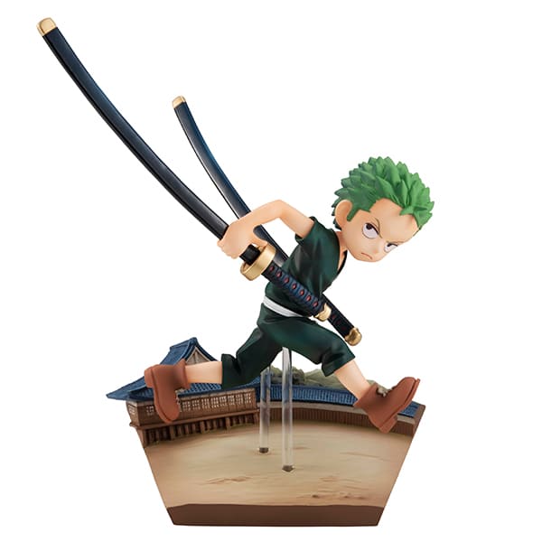 One Piece Statua Zoro Roronoa Run Run Run GEM 12 Cm MEGAHOUSE