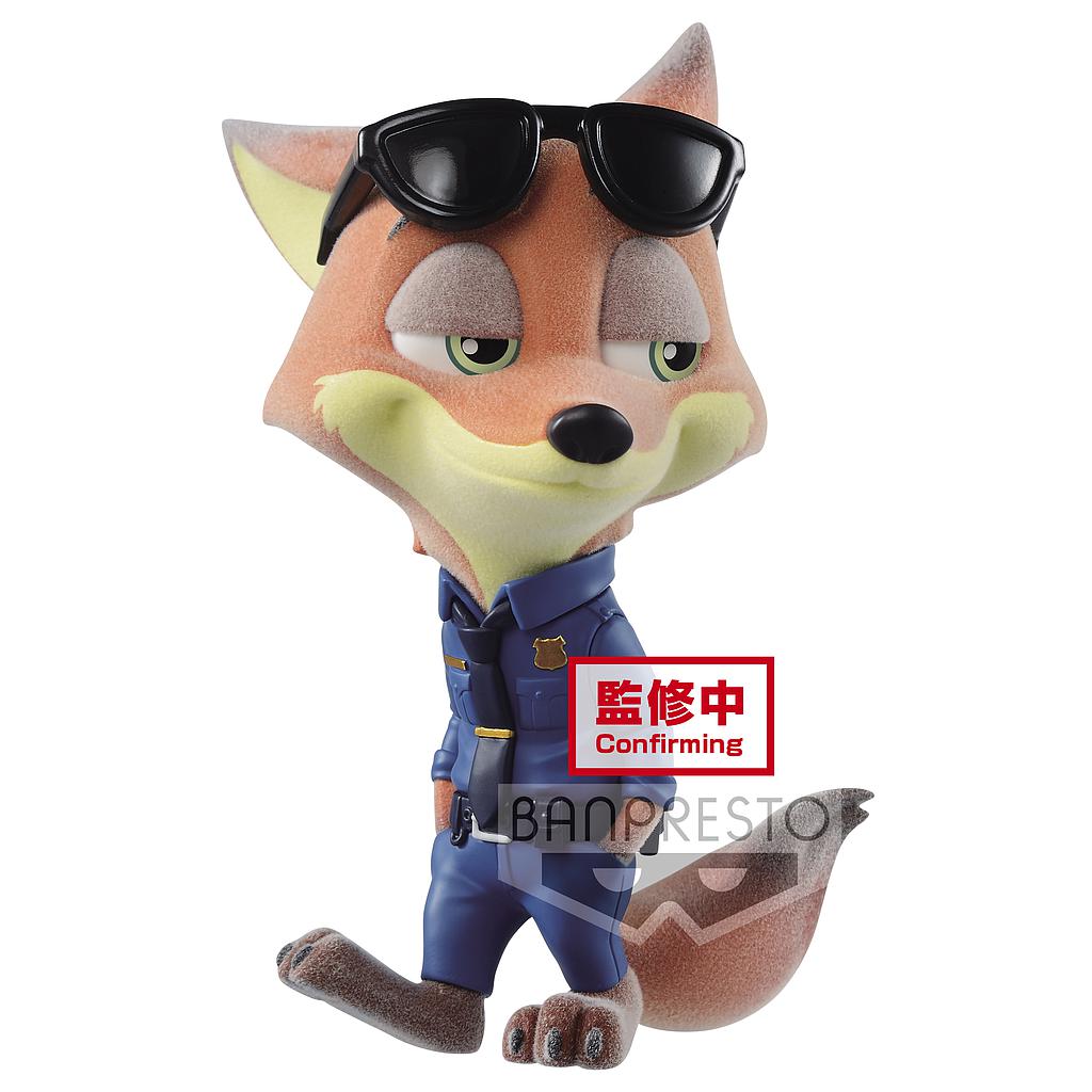 BANPRESTO Nick Zootopia Disney Characters Fluffy Puffy Police Costume 10 cm Figure