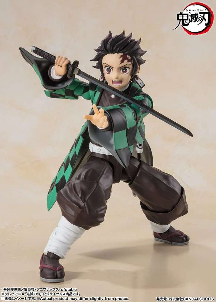 Demon Slayer Action Figure Tanjiro Kamado S.H.Figuarts 14 Cm Bandai