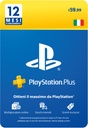 SONY PSN PlayStation Plus Card 12 Mesi