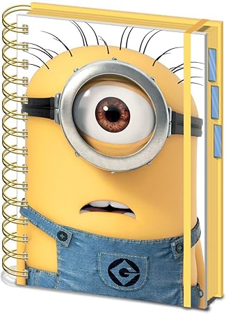 Despicable Me Notebook A5 Shocked Minion Cattivissimo Me