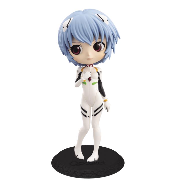 BANPRESTO Rei Ayanami Plugsuit Style Evangelion Movie Q Posket Version A 14 cm Figure