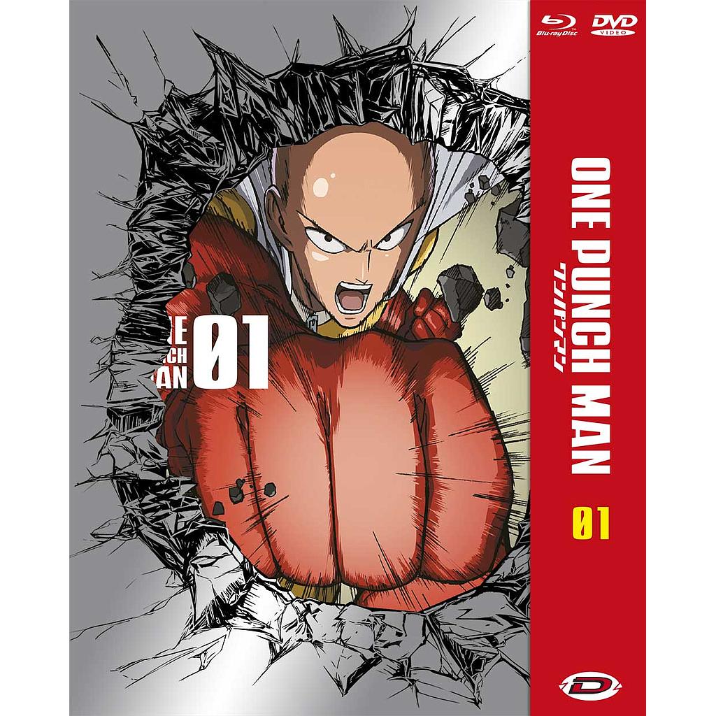 One-Punch Man #01 (Eps 01-04) (Ltd) (Blu-Ray+Dvd+Collector's Box)