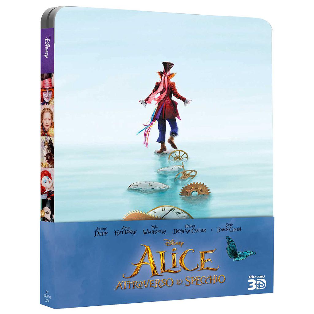Alice Attraverso Lo Specchio (3D) (Ltd Steelbook) (Blu-Ray+Blu-Ray 3D)