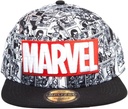 Cappellino Marvel - Logo Rosso e Bianco (Con Visiera)