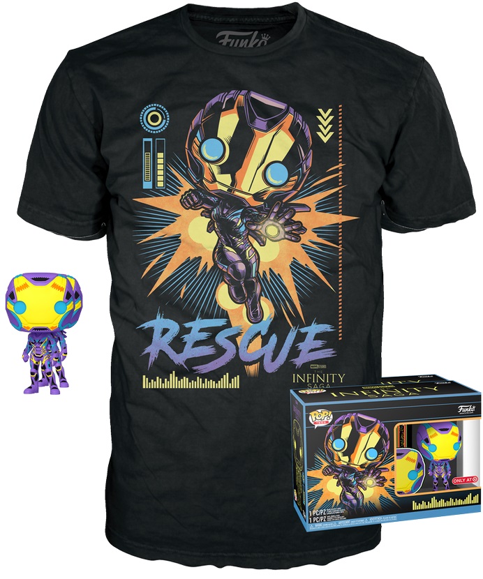 Funko Pop! & Tee Marvel - Rescue (Taglia XL)