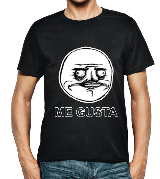 Me Gusta MEME T-Shirt LARGE