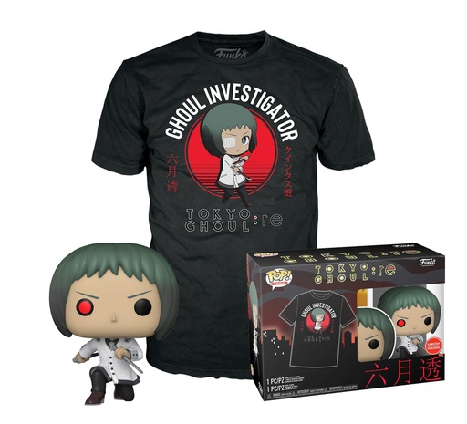 Funko Pop! & Tee Tokyo Ghoul: Re - Toru Mutsuki (Taglia S)