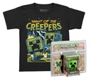 Pocket Pop! & Tee Minecraft - Creeper (Taglia L, Kids)
