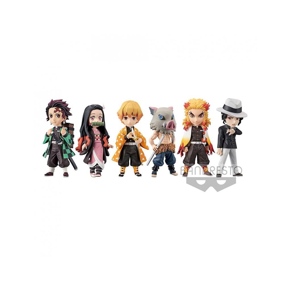 Demon Slayer Kimetsu No Yaiba - World Collectable Figures (Set 6 Pezzi, 7 cm)