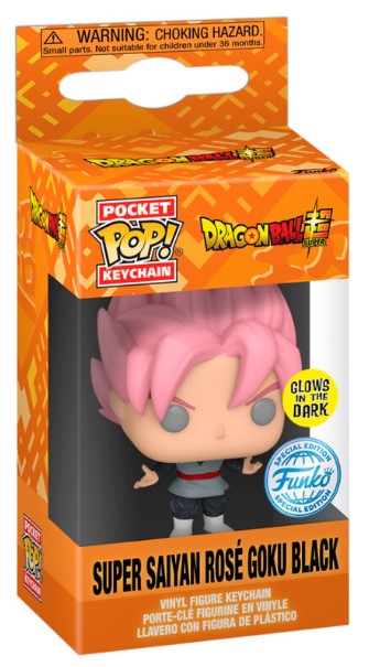 Pocket Pop! Dragon Ball Super - Super Saiyan Rose' Goku Black (Glows In The Dark)