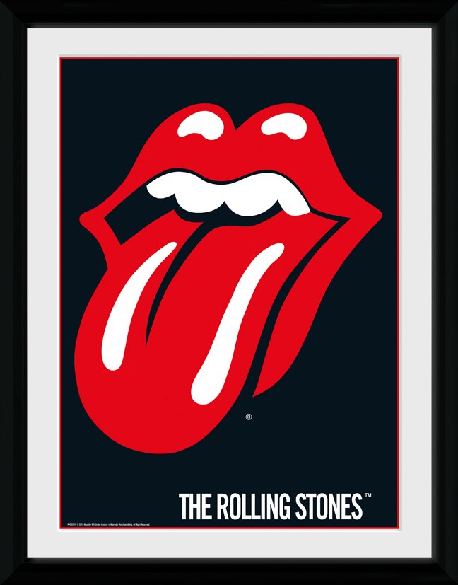 Stampa Rolling Stones - Lips (Con Cornice)