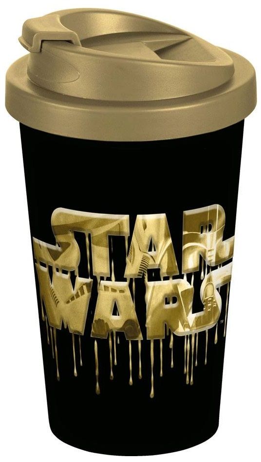 Tazza Star Wars - Logo Oro (Da Viaggio)