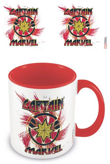 Tazza Marvel Captain Marvel - Logo