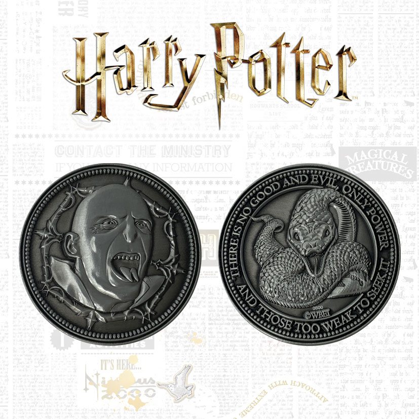 Harry Potter - Voldemort Collectable Coin (Moneta da Collezione)