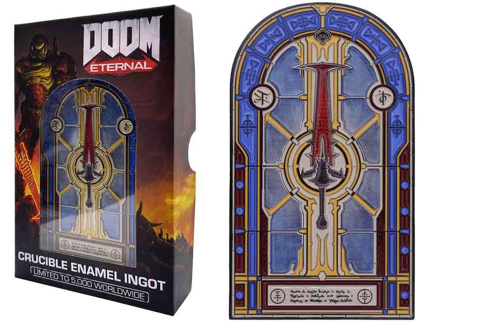 Doom - Crucible Sword Stained Glass Window Ingot Limited Edition, 10 cm)