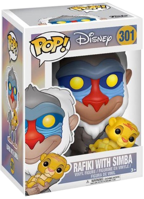 Funko Pop! Disney - Rafiki With Simba (9 cm)