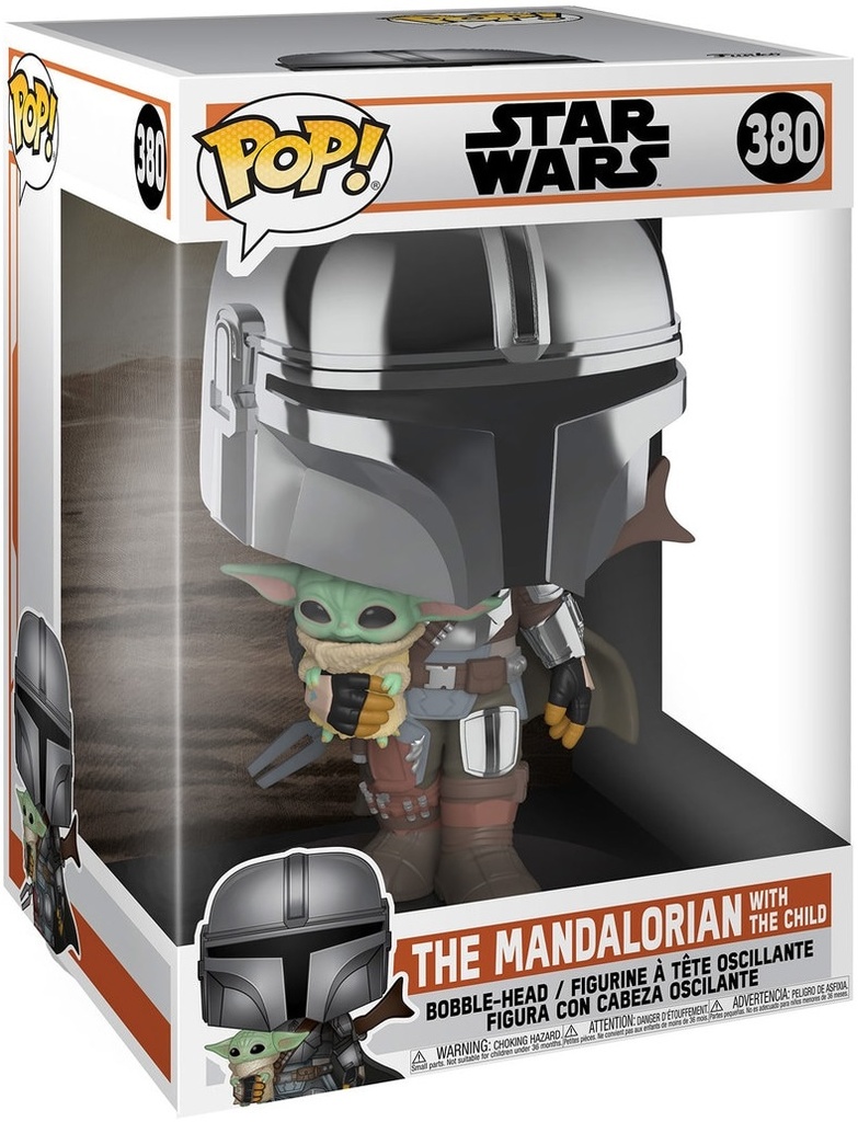 Funko Pop! Star Wars The Mandalorian - The Mandalorian With The Child (25 cm)
