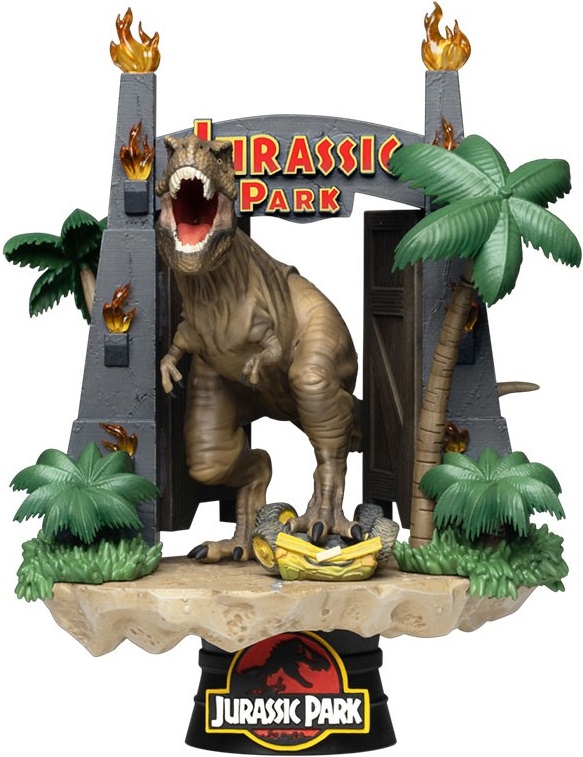 Jurassic Park - Gate With T-Rex (16 cm)