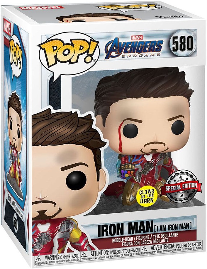 Funko Pop! Avengers Endgame - Iron Man (I Am Iron Man, Special Edition, 9 cm)