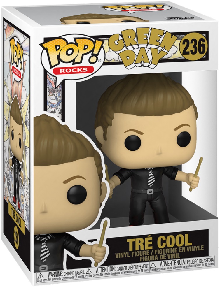 Funko Pop! Rocks Green Day - Tre Cool (9 cm)