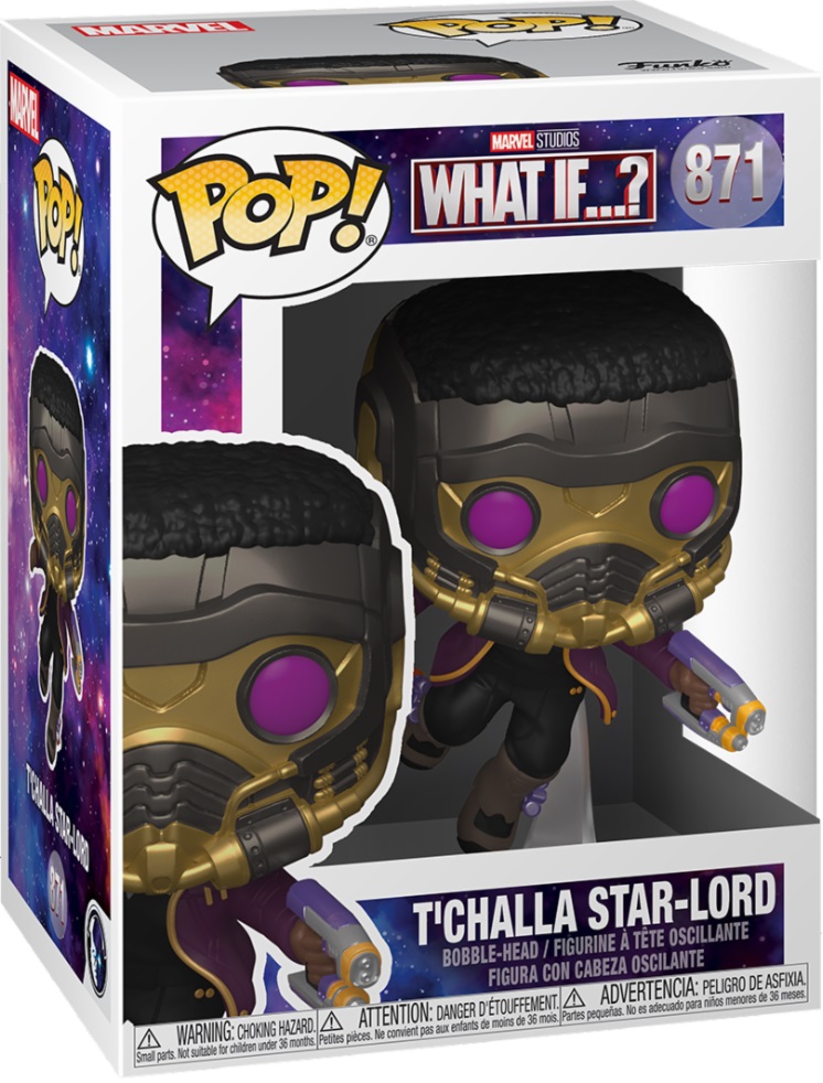 Funko Pop! Marvel What If...? - T'Challa Star-Lord (9 cm)