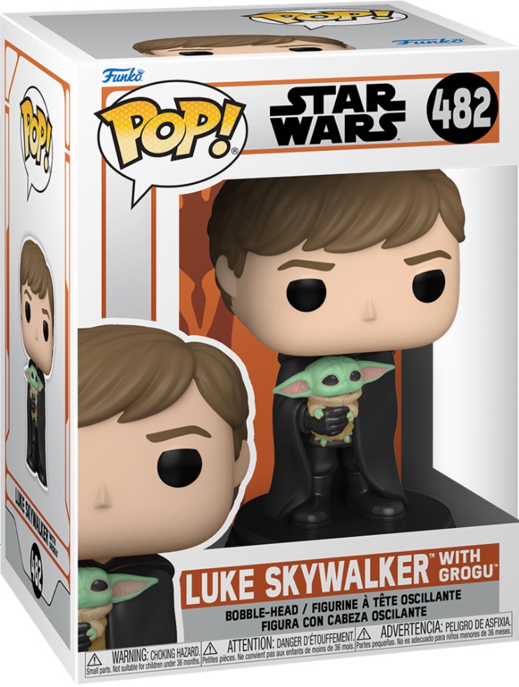 Funko Pop! Star Wars The Mandalorian - Luke Skywalker with Grogu (9 cm)