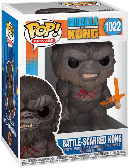 Funko Pop! Godzilla vs Kong - Battle-Scarred Kong (9 cm)