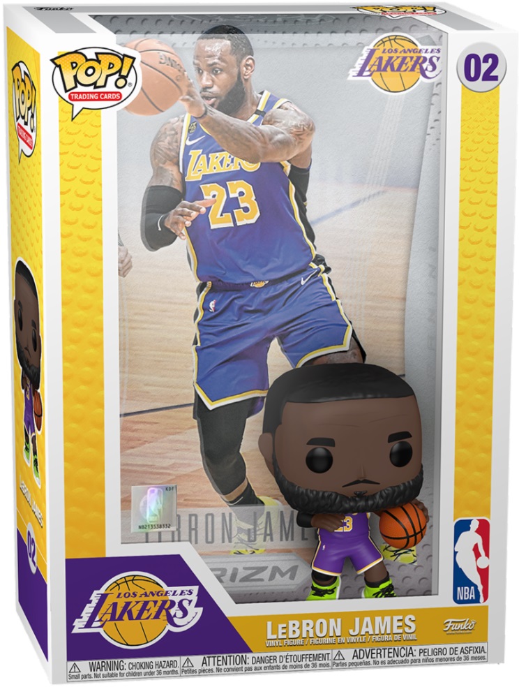 Funko Pop! NBA - LeBron James (Trading Cards, 9 cm)