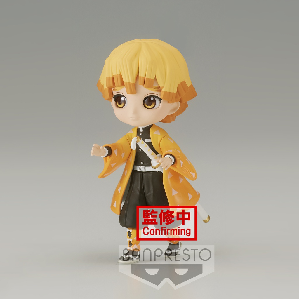 Q Posket Demon Slayer - Zenitsu Agatsuma Petit Kimetsu no Yaiba (7 cm)