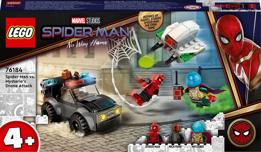 Lego Spiderman - Spider-Man E L'Attacco Con Il Drone Di Mysterio