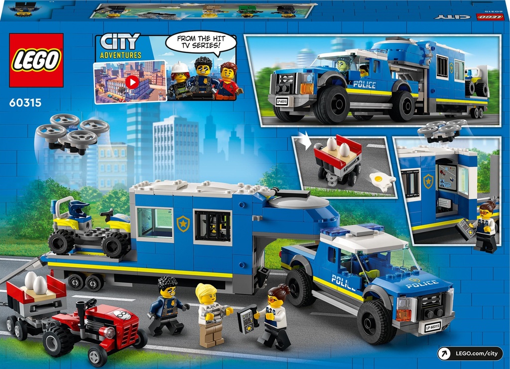 Lego City - Camion Centro Di Comando Della Polizia