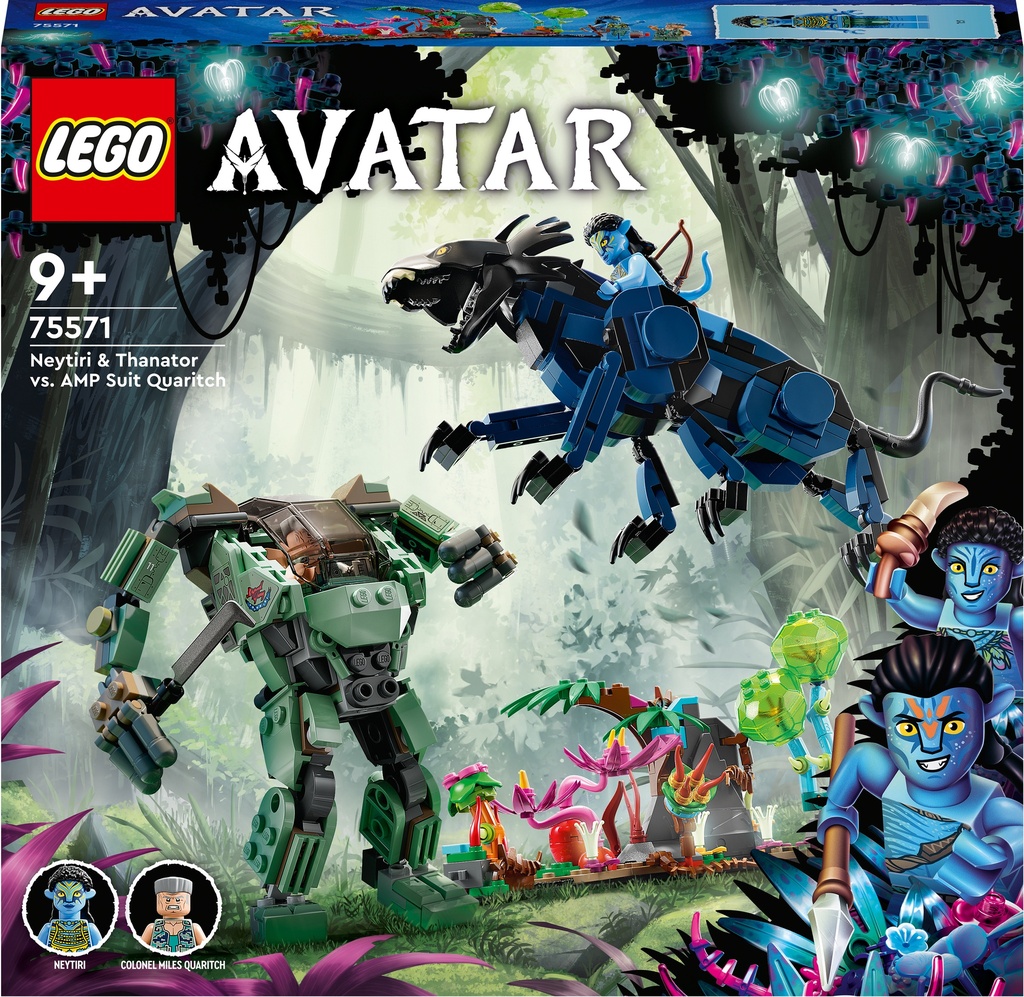 Lego Avatar - Neytiri E Thanator Vs Quaritch Con Tuta 