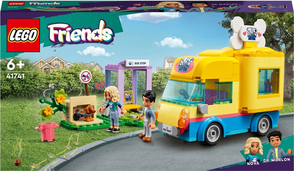 Lego Friends - Furgone Di Soccorso Dei Cani