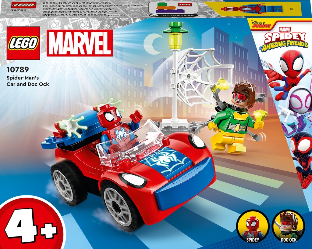 Lego Spidey Amazing Friends - L'Auto Di Spider-Man E Doc Ock
