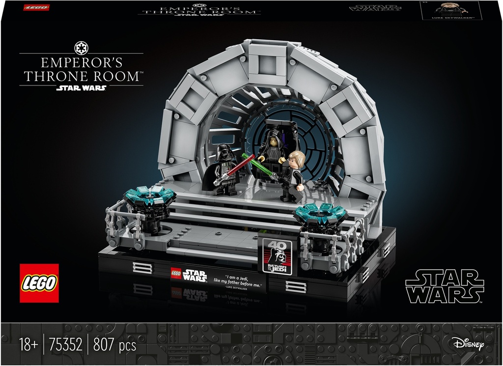 Lego Star Wars - Diorama Sala Del Trono Dell'Imperatore