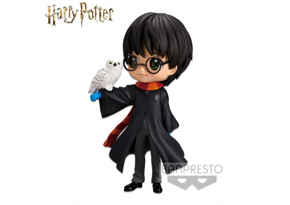 Q Posket Harry Potter - Harry With Hedwig (14 cm)