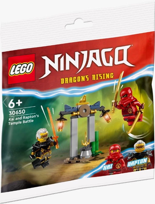Lego Ninjago - Polybag Battaglia Nel Tempio Di Kai E Rapton
