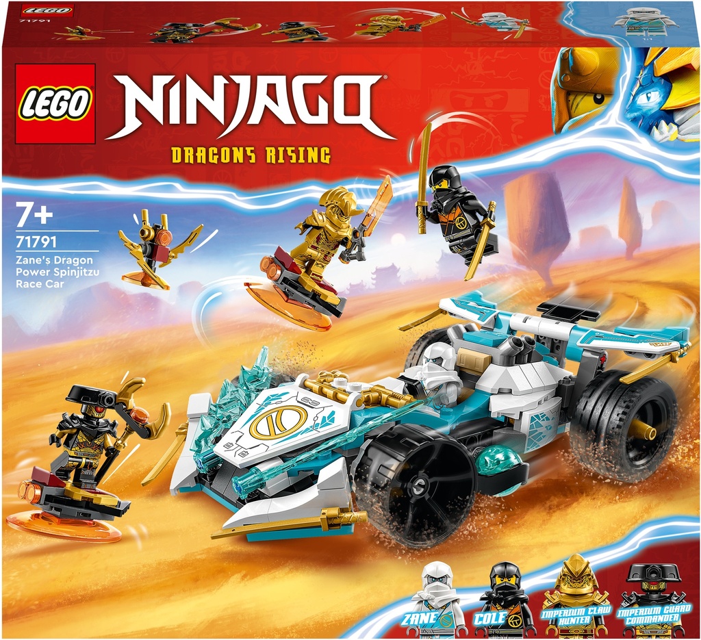 Lego Ninjago - Auto Da Corsa Spinjitzu Dragon Power Di Zane