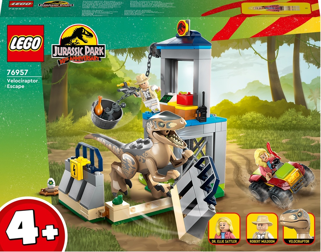 Lego Jurassic World - La Fuga Del Velociraptor