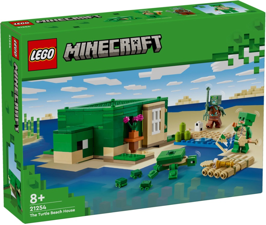 Lego Minecraft - Beach House Della Tartaruga